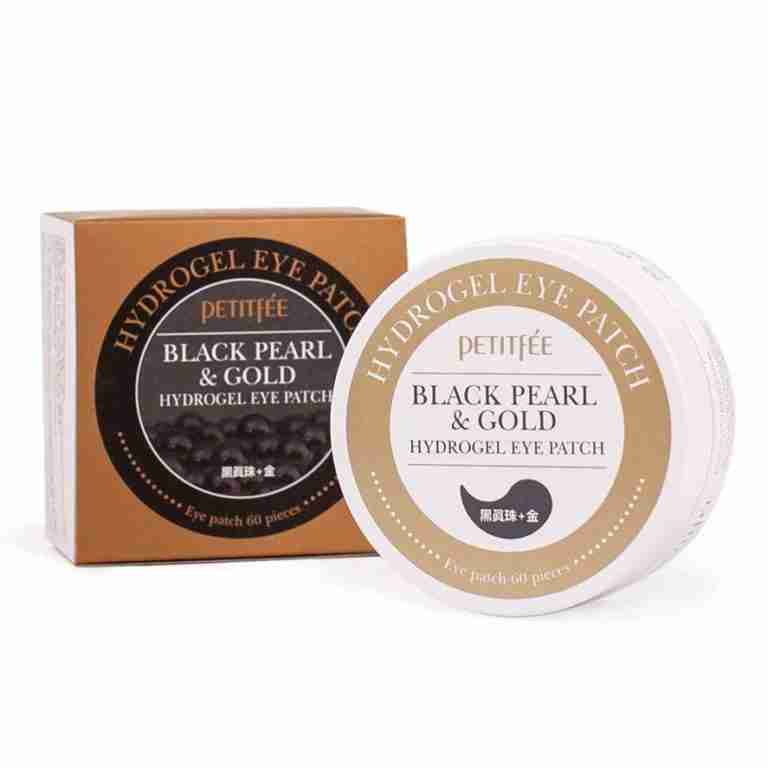 Petitfée Black Pearl & Gold Hydrogel Eye Patch Korean Skincare, K