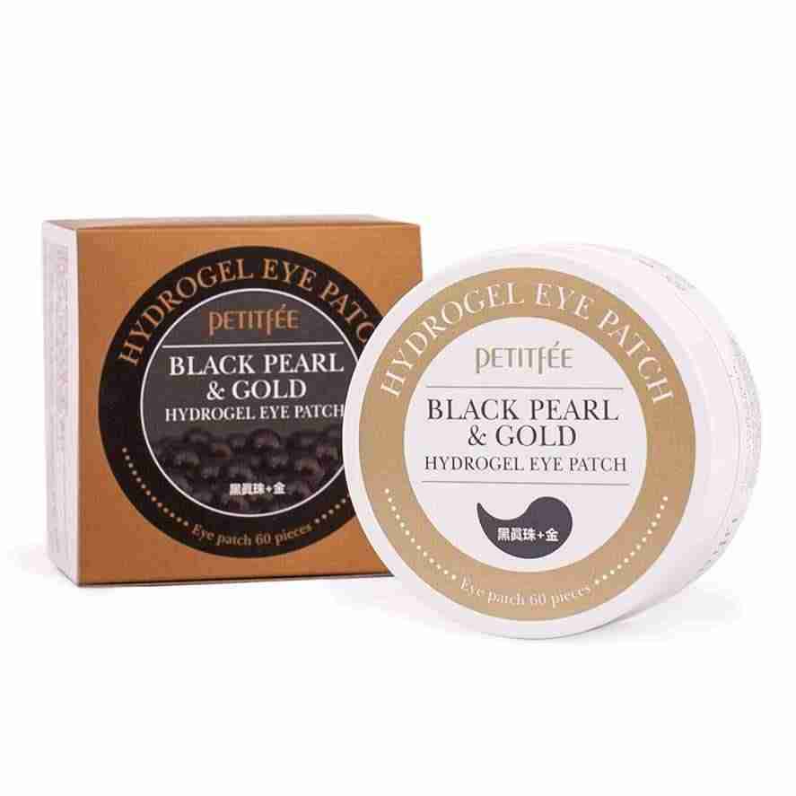 Petitfée Black Pearl & Gold Hydrogel Eye Patch Korean Skincare, KBeauty Online Shop VANESI'S