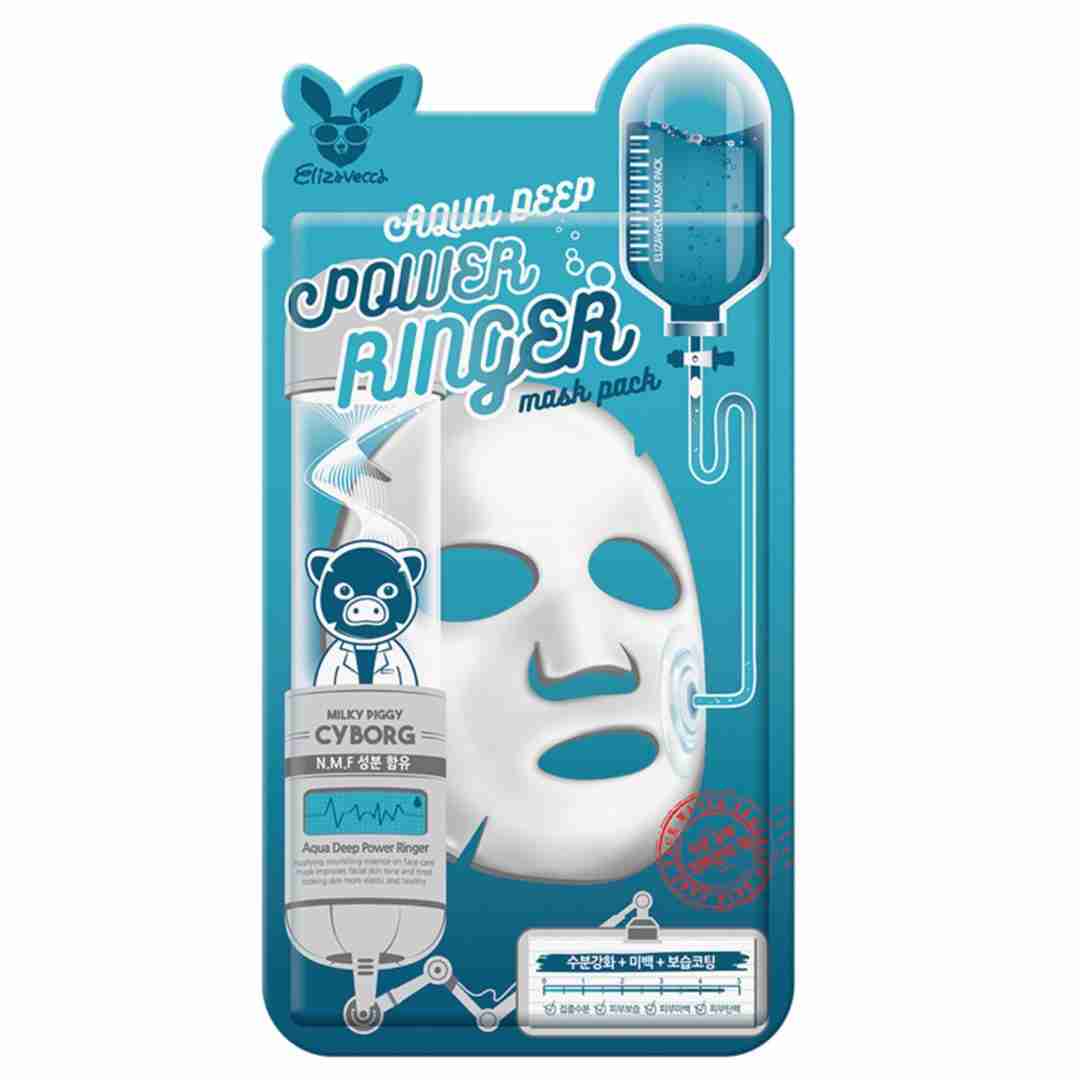 Elizavecca Aqua Deep Power Ringer Mask Pack Korean Skincare, KBeauty