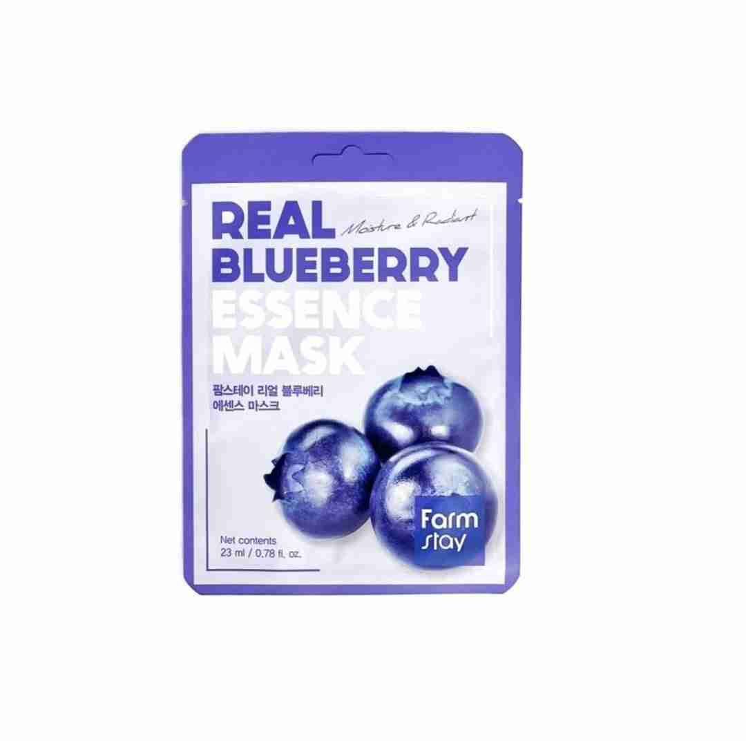 Farmstay Real Blueberry Essence Mask - Korean Skincare, K-Beauty Online ...