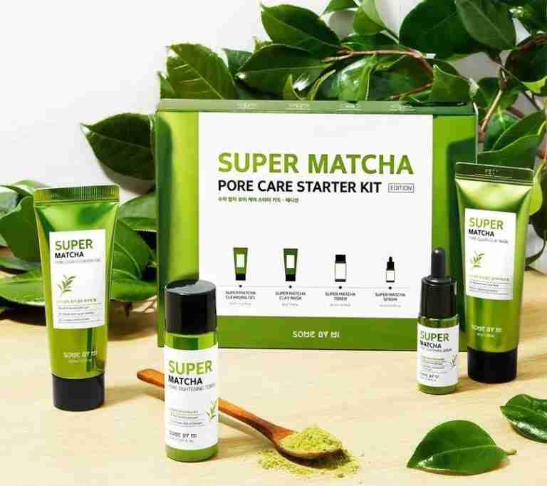 Some By Mi Super Matcha Pore Care Starter Kit Korean Skincare, K